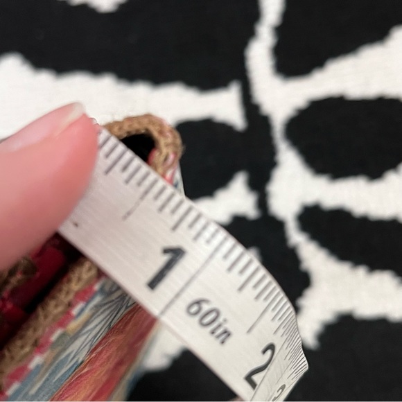 Mlavi Vegan Leather Boho Floral Flat Wallet - Picture 6 of 7